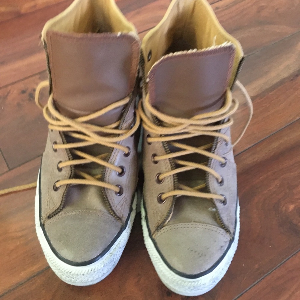 Converse CTAS Leather High Top Sneakers